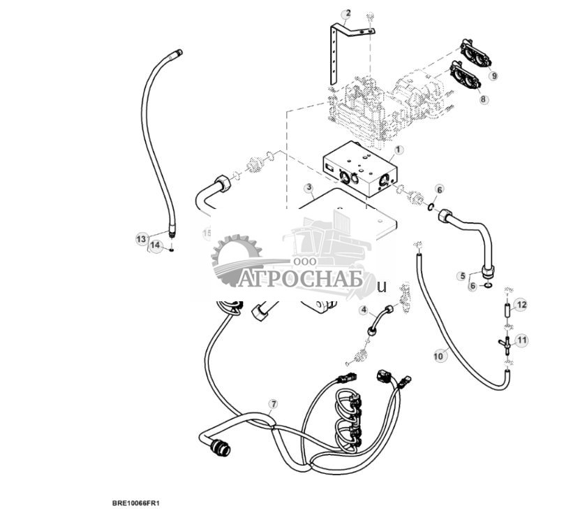 Гидравлическая система с высоким расходом, дистанционный SCV VII и VIII, с двухступенчатым редуктором - ST857105 764.jpg